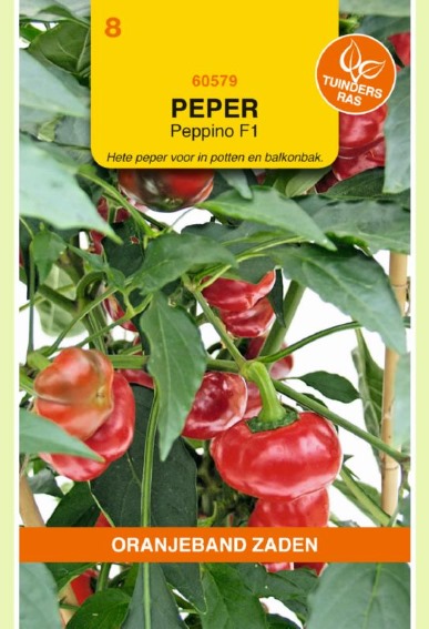 Peper Peppino F1 (Capsicum annuum) 10 zaden